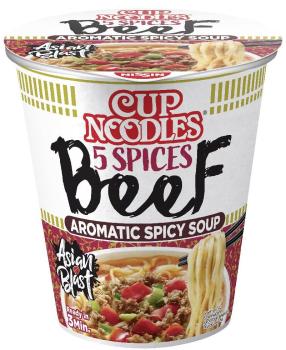 NISSIN CUP NOODLES - 5 Spices Beef 64g